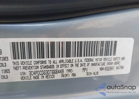 2013 Dodge Journey Crew from USA, damaged, VIN 3C4PDCDG3DT666449
